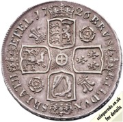 1726 Silver Crown - George I